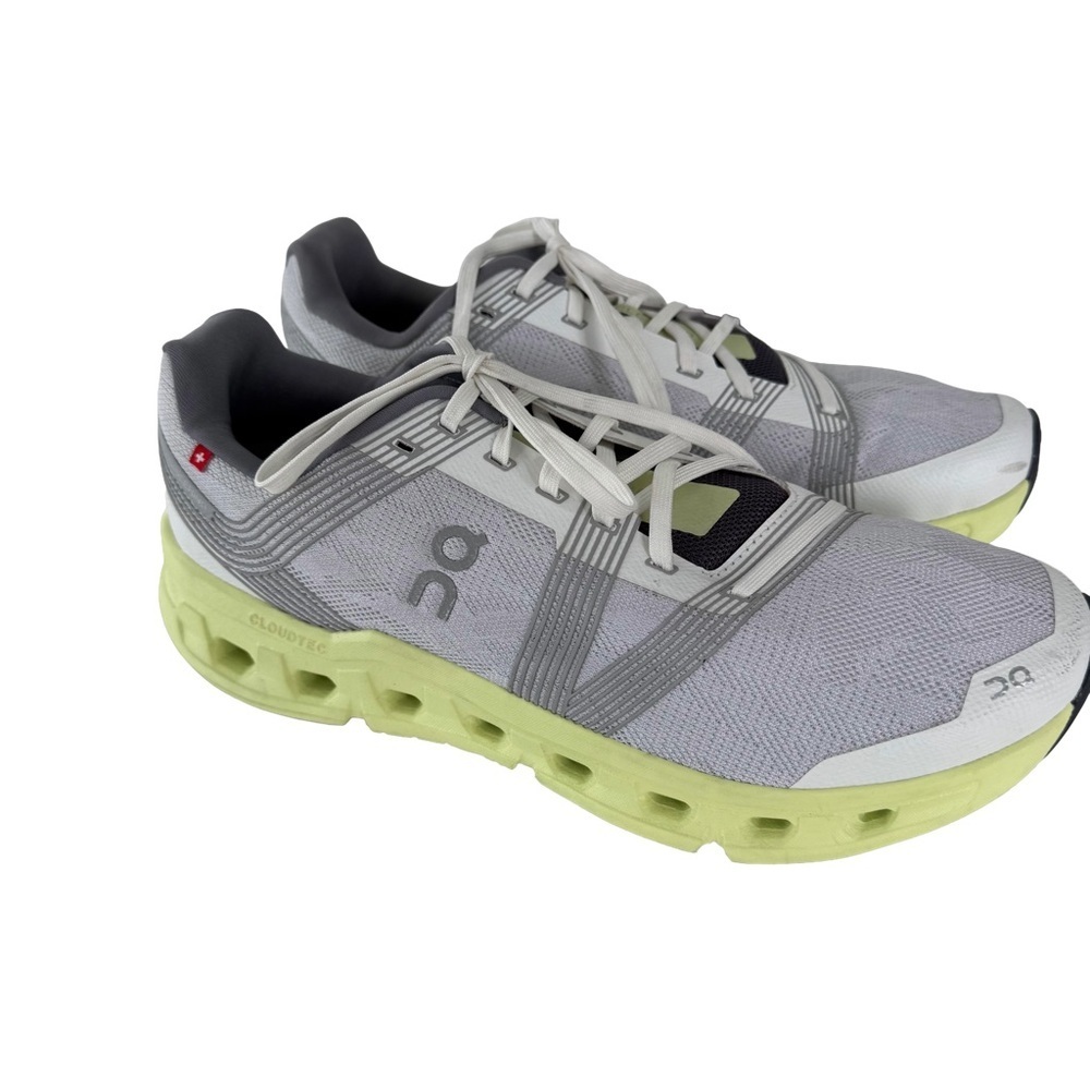 On Cloudgo 55.98234 Sneaker Men's Gray Low Top Lace Up Running Shoes Sz I0 - Picture 1 of 11